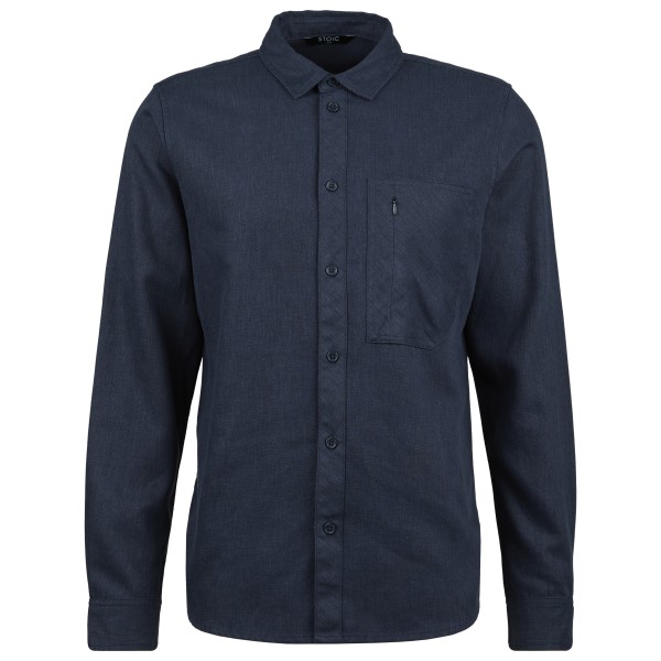 Stoic MMXXLund Hemp Shirt Hemd Herren (Gr XXL |blau)