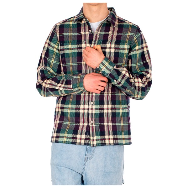 Image of Iriedaily - Chillax Lumber Shirt - Hemd Gr L grau