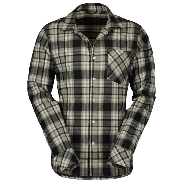 Image of Scott - Shirt Flannel L/S - Hemd Gr XXL grau