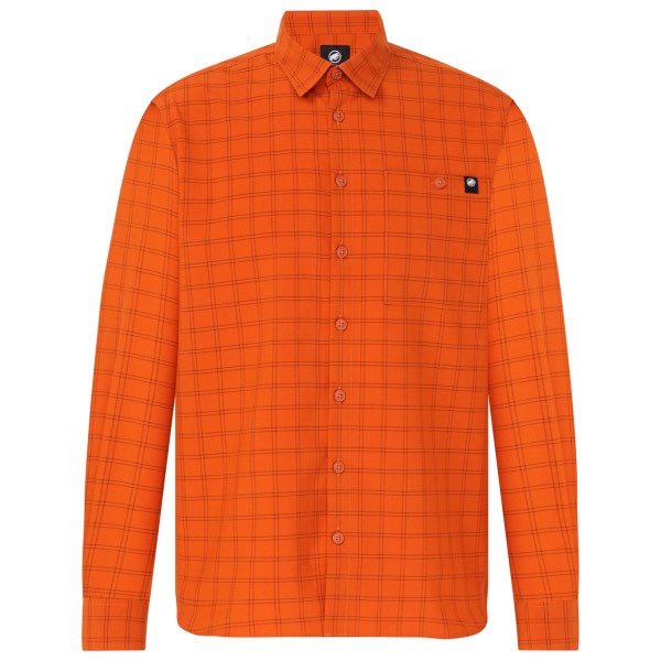 Mammut Lenni Longsleeve Shirt Overhemd Rood