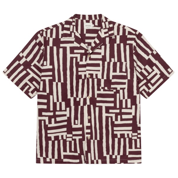 DEDICATED - Shirt Marstrand - Hemd Gr S braun