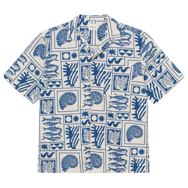 DEDICATED - Shirt Marstrand - Hemd Gr S grau