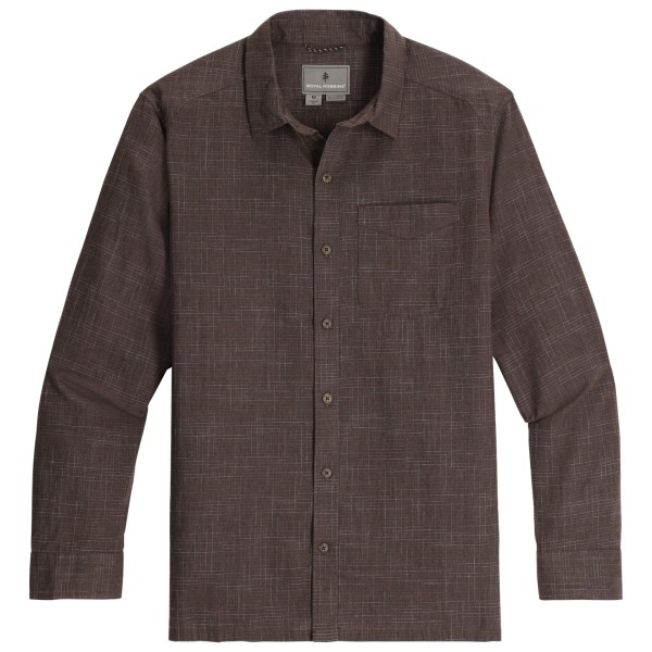Royal Robbins - Hempline Spaced L/S - Hemd Gr L braun