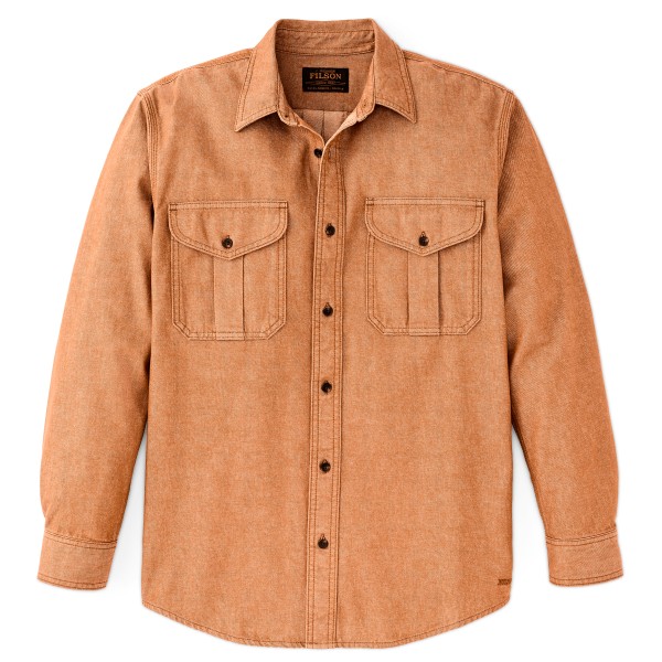 Hemd Filson Denim Guide Shirt Herren (Gr XL |orange)