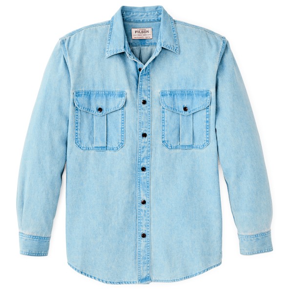 Filson Denim Guide Shirt Hemd Men (Gr S |blau)