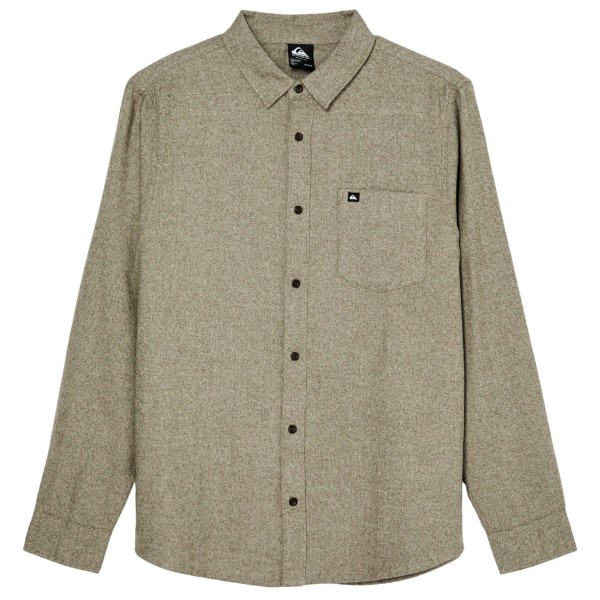 Quiksilver Motherfly Heather L/S Shirt Overhemd Beige