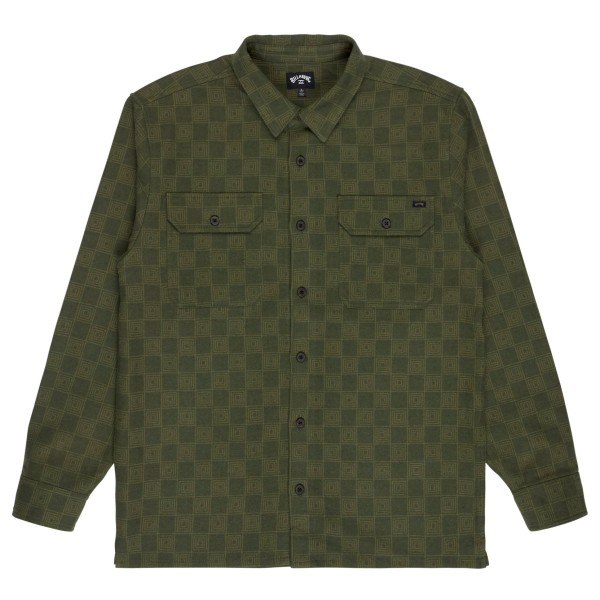 Billabong - Offshore Jacquard Flannel - Hemd Gr S oliv