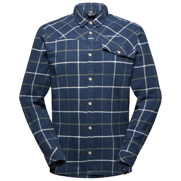 La Sportiva Rambler Light Flannel Shirt Overhemd Blauw