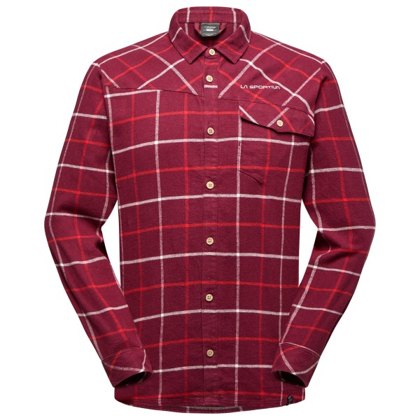 La Sportiva Rambler Light Flannel Shirt Overhemd Rood