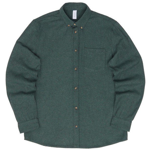 Mazine – Melange Flannel Shirt – Overhemd maat , Blauw