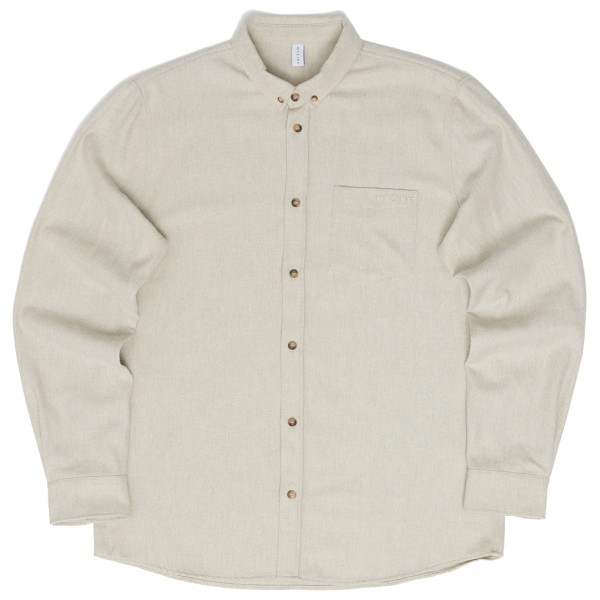 Mazine Melange Flannel Shirt Hemd Herren Alltag (Gr S |beige)