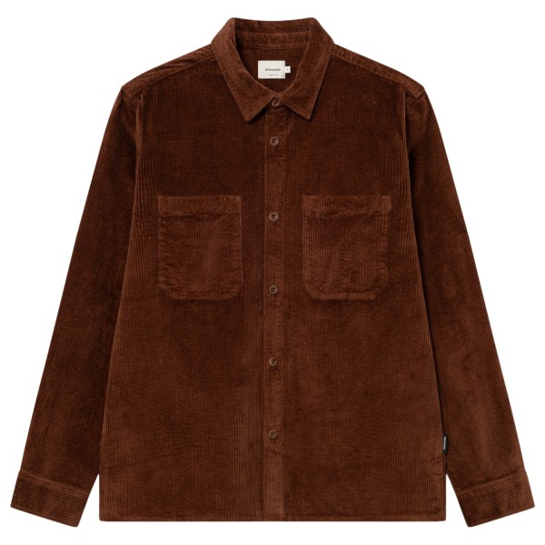DEDICATED Shirt Kil Corduroy Overhemd Bruin