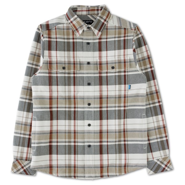 KAVU Carrick Bend Hemd Herren (Gr M |grau)