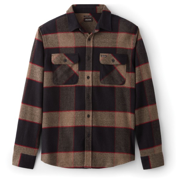 Hemd Brixton Bowery Flannel Herren (Gr S |braun)