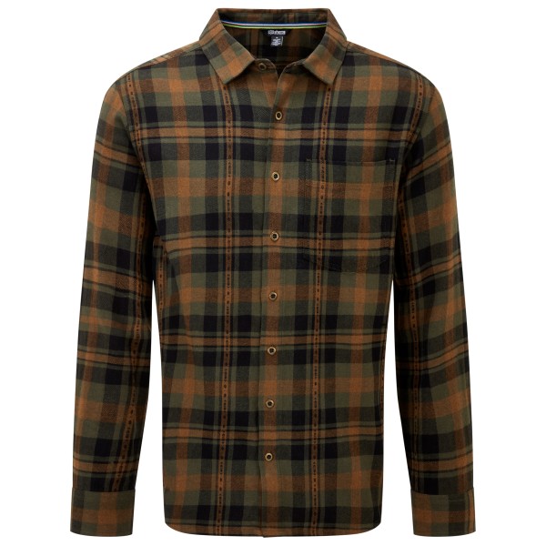 Sherpa – Dharan L/S Shirt – Overhemd maat , Bruin