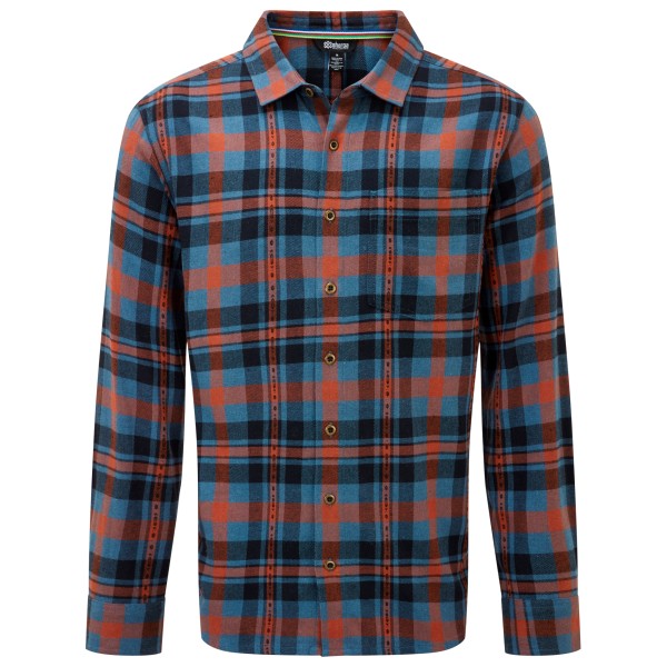 Hemd Sherpa Dharan L/S Shirt Herren (Gr S |blau)