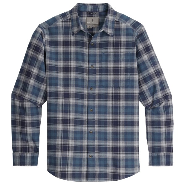 Hemd Royal Robbins Lieback Organic Cotton Flannel L/S Herren (Gr S |blau/grau)