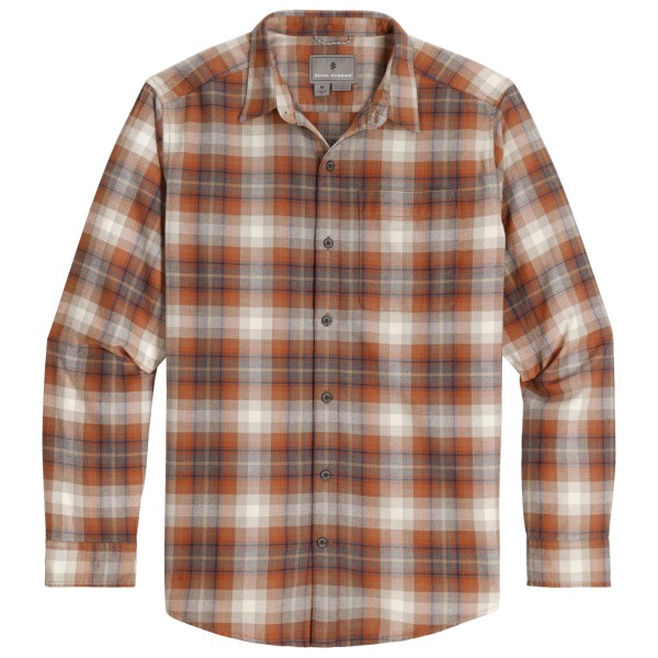 Royal Robbins Lieback Organic Cotton Flannel L/S Hemd Men (Gr S |braun)