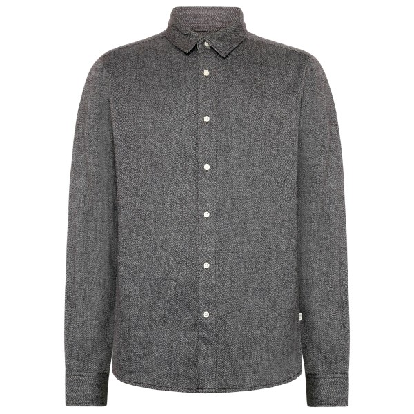 KnowledgeCotton Apparel Regular Fit Dobby Look Shirt Hemd Herren (Gr 3XL |grau)