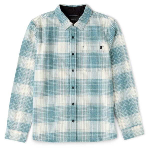 Roark Crossroads Flannel Overhemd /turkoois Grijs