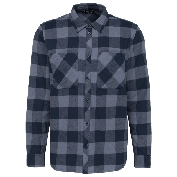 Stoic MMXX. Sundsvall Check Shirt Overhemd Blauw