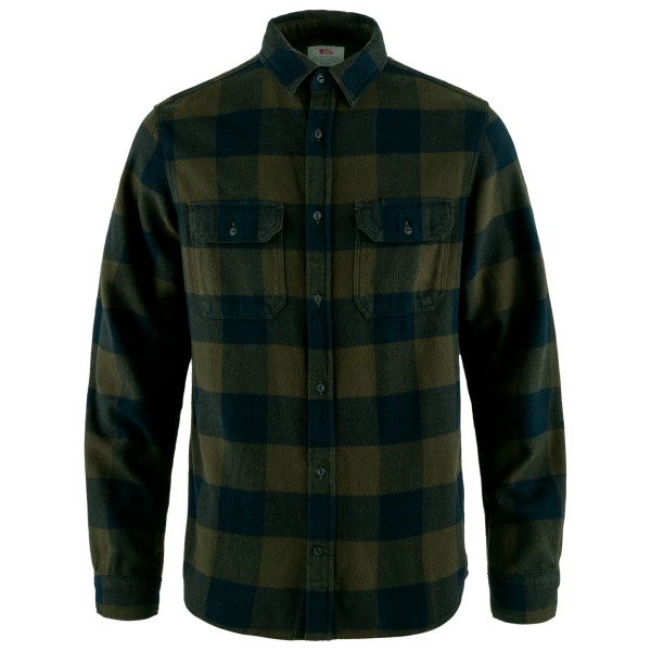Fjällräven Övik Heavy Flannel Shirt Hemd Men (Gr XL |schwarz)