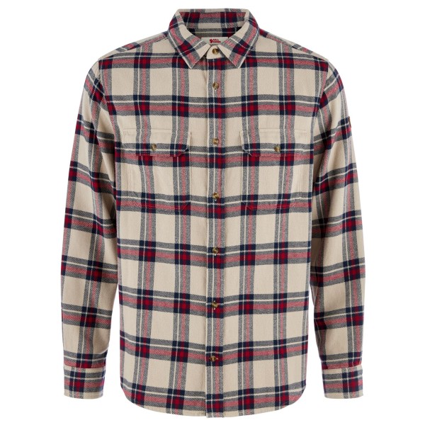 Fjällräven Övik Heavy Flannel Shirt Overhemd Grijs