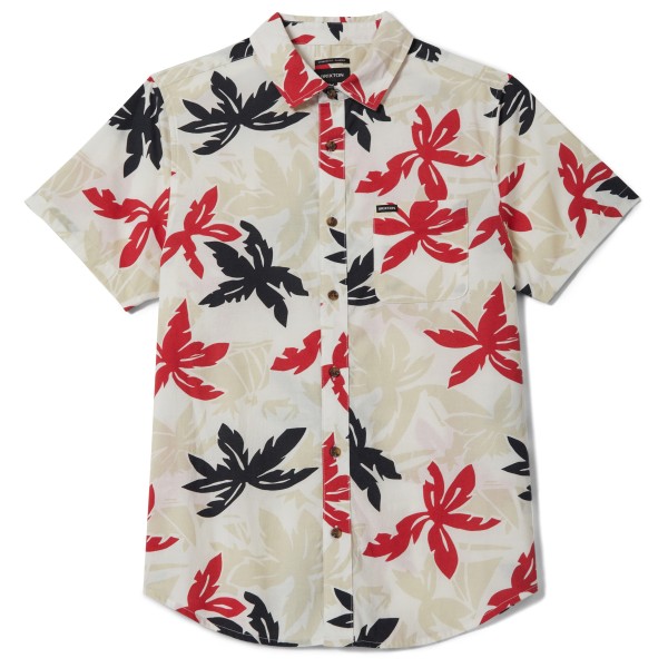 Hemd Brixton Charter Print S/S Woven Herren (Gr XL |grau)
