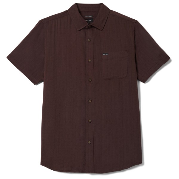 Brixton Charter Slub S/S Woven Hemd Herren (Gr XL |braun)