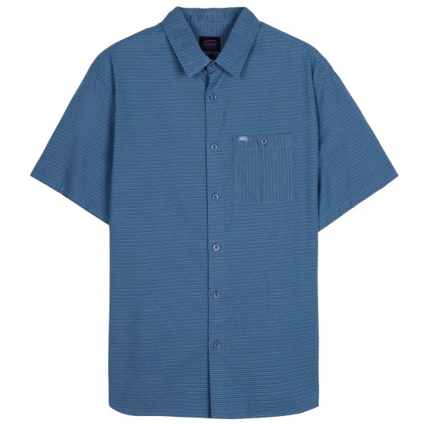 Hemd Oxbow Lines Short Sleeves Shirt Herren (Gr M |blau)