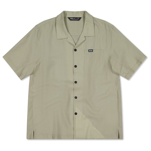 Mons Royale Breezer Merino Short Sleeve Shirt Hemd Herren (Gr L |oliv)