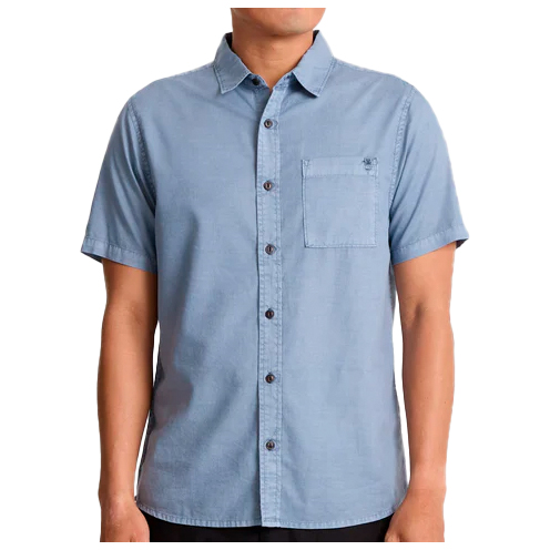 Roark Made to Fade S/S Woven Hemd Men (Gr L |blau)