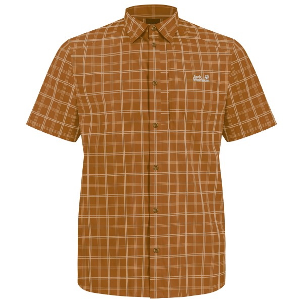 Jack Wolfskin Norbo S/S Shirt Hemd Herren (Gr XL |braun)