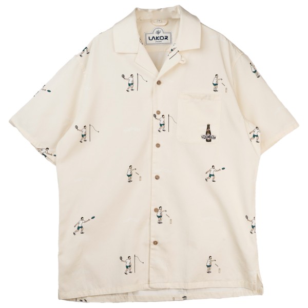 LAKOR – Sport Cola Campingsport Short Sleeve Shirt – Overhemd maat L, / Beige