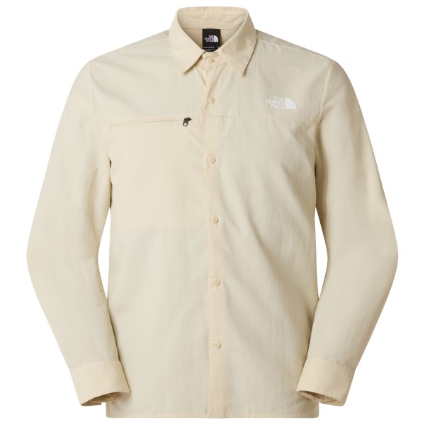 The North Face Packable Long Sleeve Shirt Hemd Herren (Gr XL |beige)