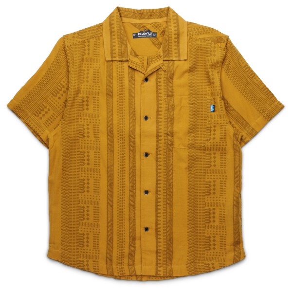 Hemd KAVU Castaway Herren (Gr XL |braun/gelb)