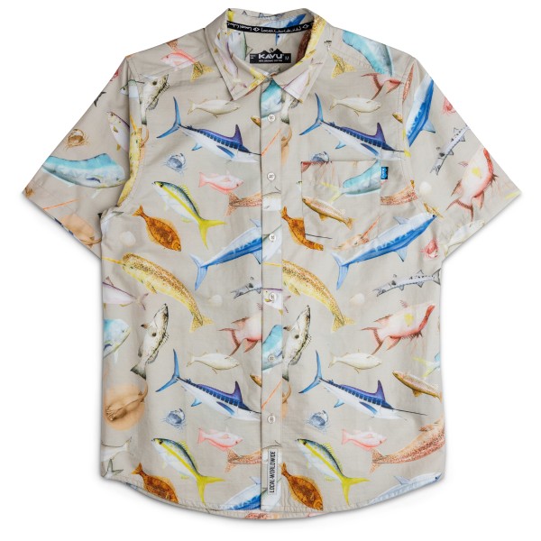 KAVU Festaruski Hemd Herren (Gr XL |grau)