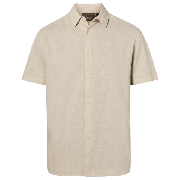 Pinewood Värnamo Hemp Mix S/S Shirt Hemd Herren (Gr L |beige)