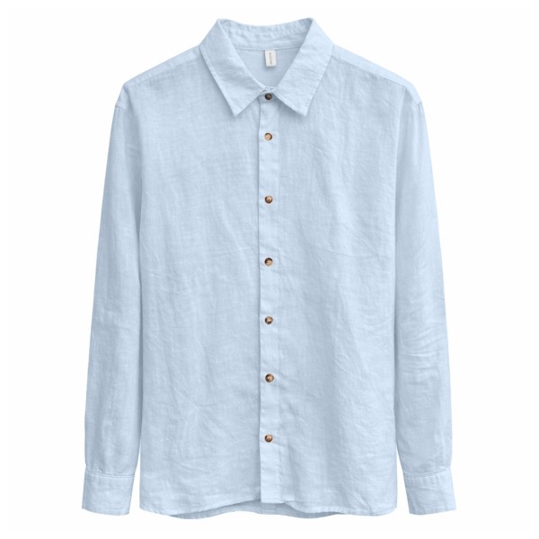 Mazine – Classic Linen Shirt – Overhemd maat M, Grijs