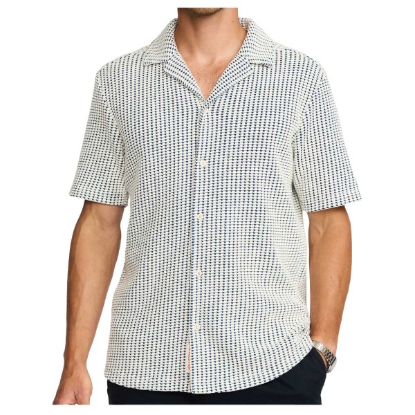 Revolution – Cuban Shirt Polyester S/S – Overhemd maat M, Grijs