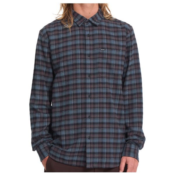 Volcom Caden Plaid L/ Overhemd Blauw