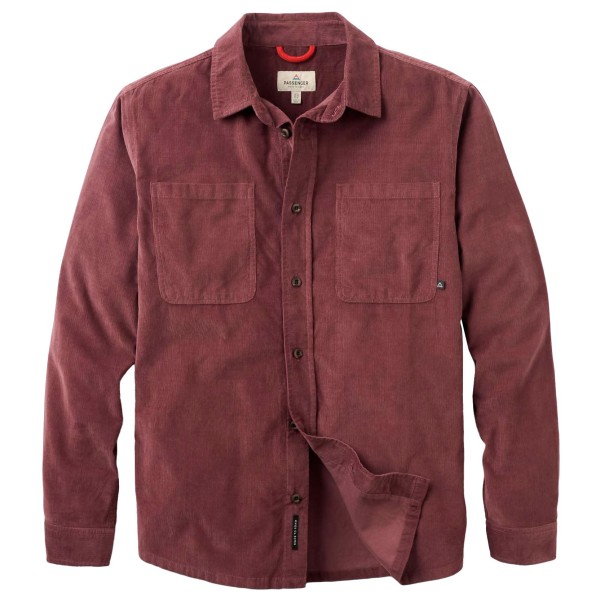 Passenger Backcountry Cord Light Shirt 2.0 Overhemd Rood