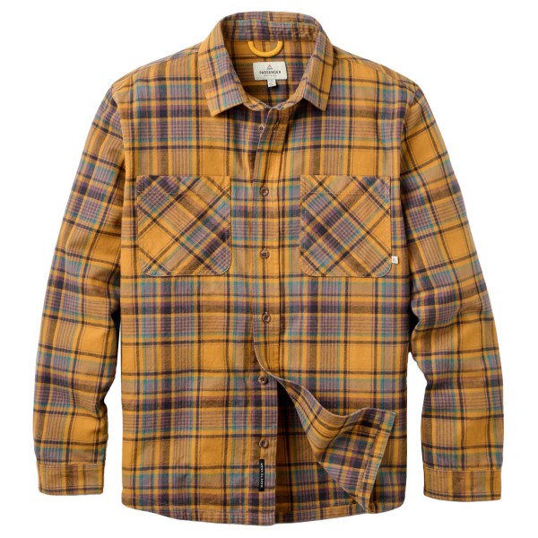 Passenger Backcountry Flannel Check Shirt Overhemd Bruin