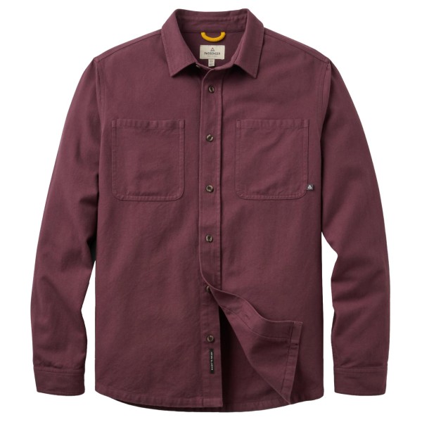 Passenger Backcountry Flannel Shirt Overhemd Purper