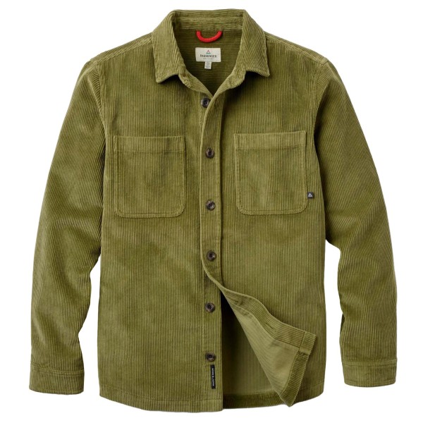 Passenger Backcountry Heavyweight Cord Overshirt Overhemd Olijfgroen