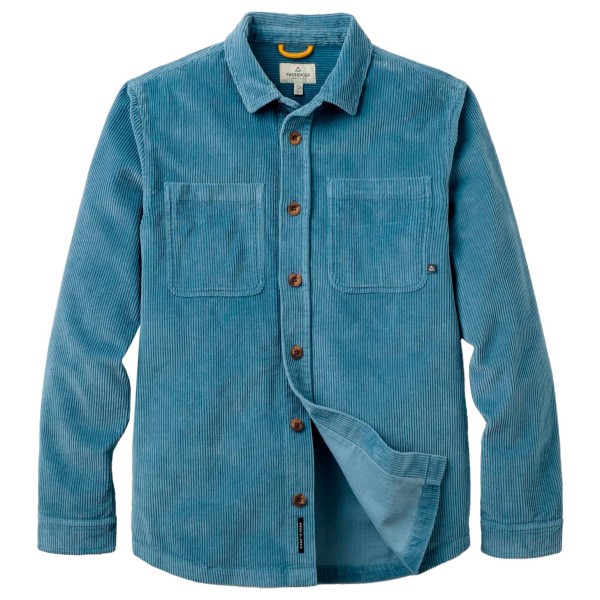 Passenger Backcountry Heavyweight Cord Overshirt Overhemd Blauw