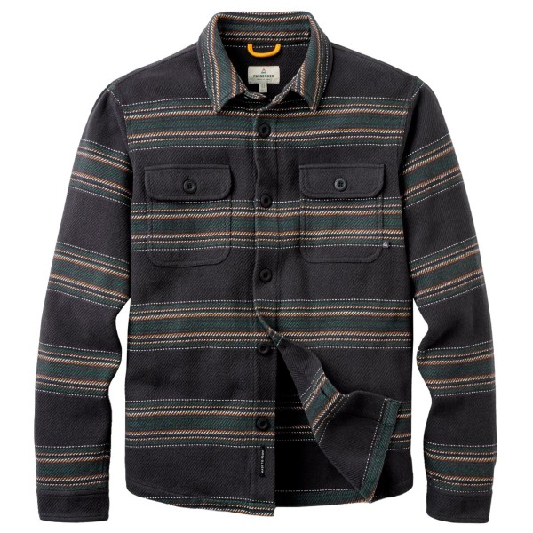 Passenger Island Heavy Twill Shirt 2.0 Overhemd Zwart