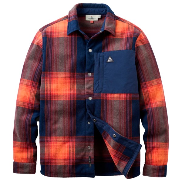 Passenger West Recycled Polar Fleece Shirt Overhemd meerkleurig Multicolor