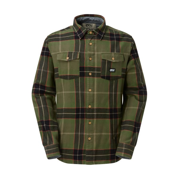 Picture Hillsboro Shirt Overhemd Olijfgroen