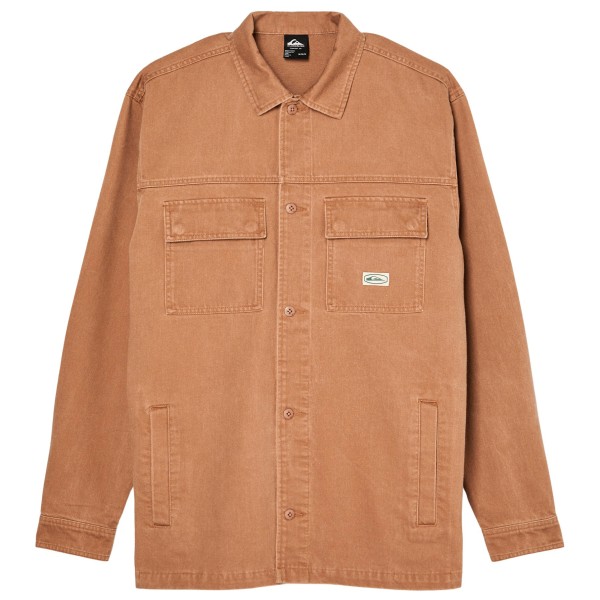 Quiksilver Mohab Washed Twill L/ Shirt Overhemd Oranje